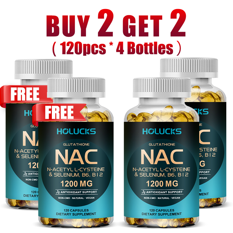 Nac N Acetyl Cysteine - Suplemento Natural de NAC, Desintoxicante y