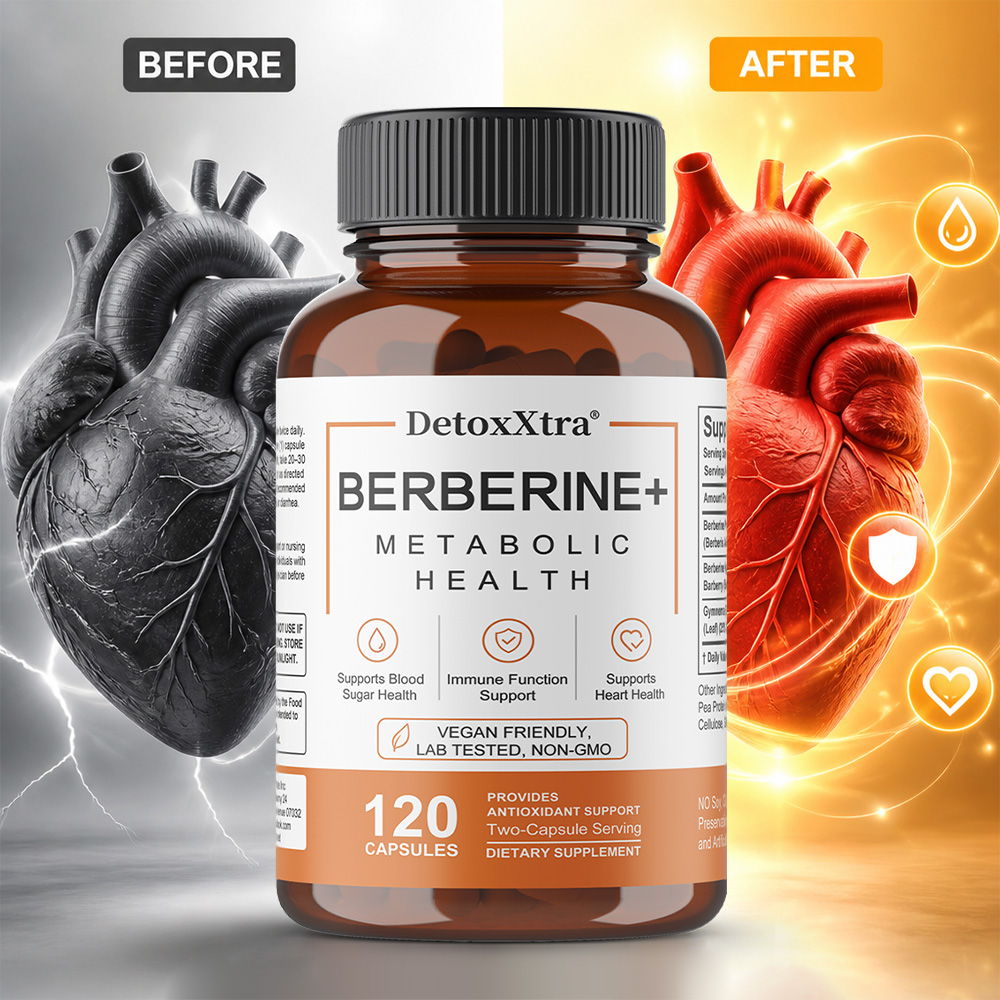 Berberine Hcl Capsule - Cápsulas de Berberina HCl, Suplemento Vegano