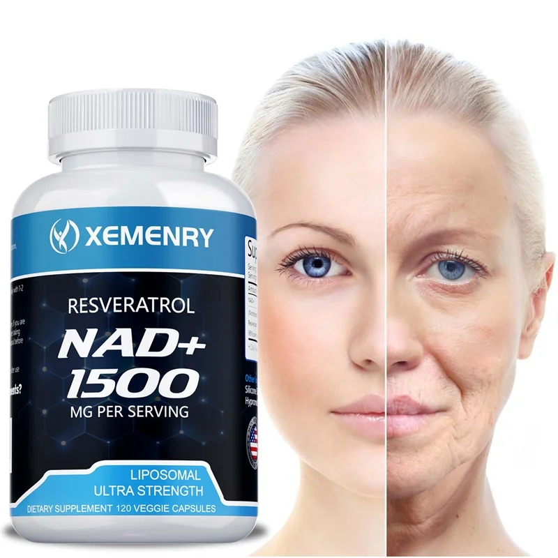 Resveratrol Capsule Anti Aging - Suplementos NAD+: contiene resveratrol para apoyar
