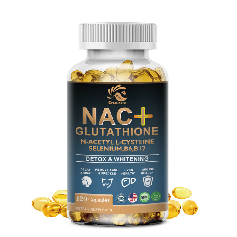 Nac N Acetyl Cysteine - Greensure NAC Glutatión Cápsulas N-Acetil Cisteína