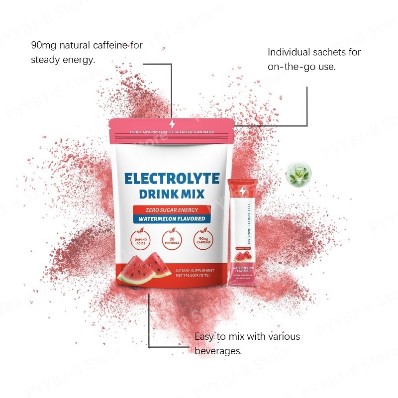 Electrolyte Powder Pack - Polvo Electrolítico con Sabor a Sandía,
