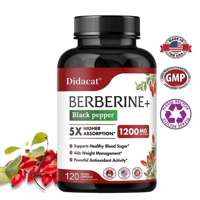 Berberine Hcl Capsule - Suplemento Berberine HCl - para metabolismo