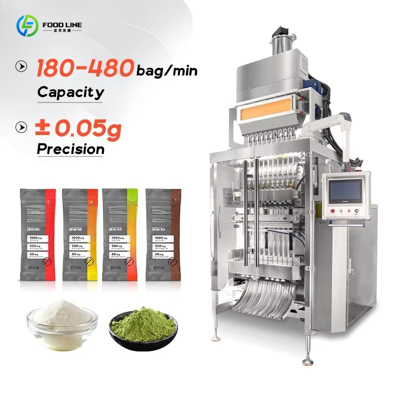 Electrolyte Powder Pack - Máquina Automática de Envasado en Barra