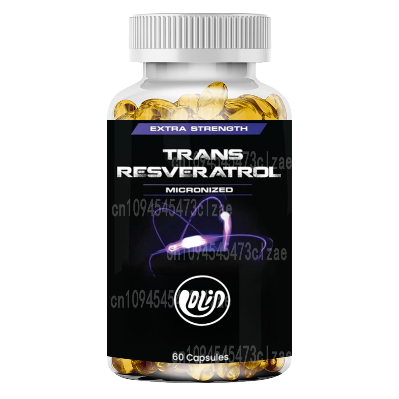 Resveratrol Capsule Anti Aging - Suplemento Trans Resveratrol 1200mg. Fórmula antioxidante