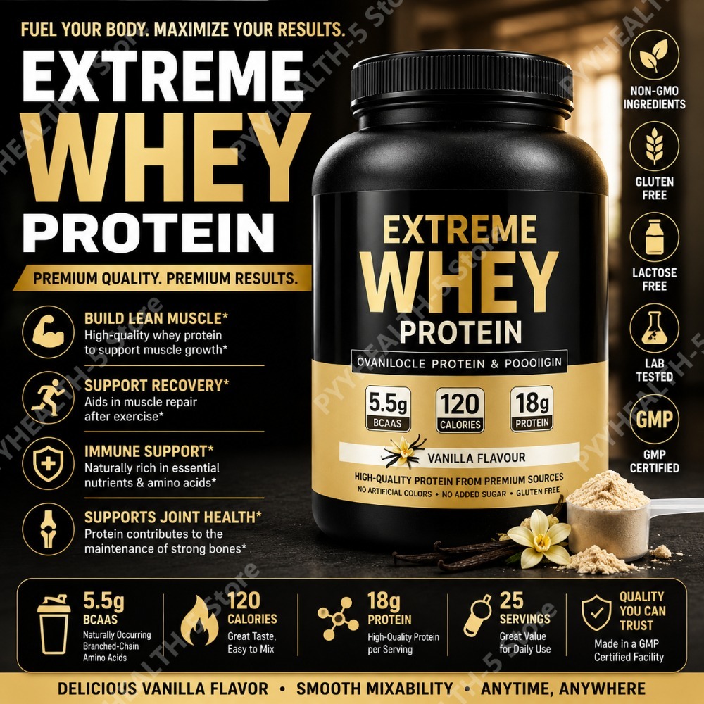 Fitness Nutrition Whey Protein - Proteína de Suero de Leche Sabor