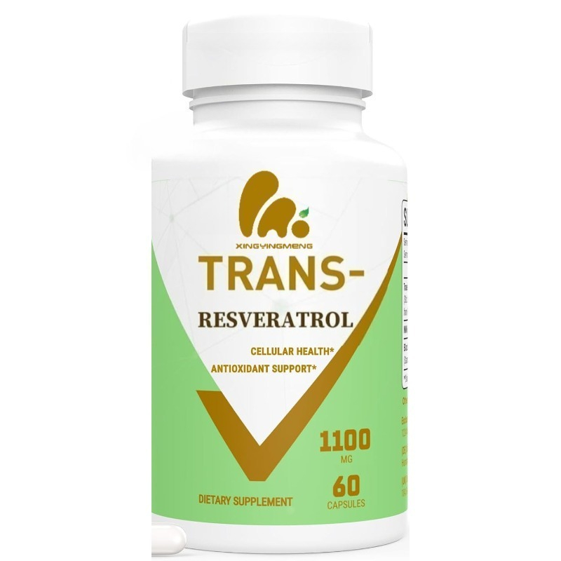Resveratrol Capsule Anti Aging - Resveratrol 99 % 1100 mg antioxidante,