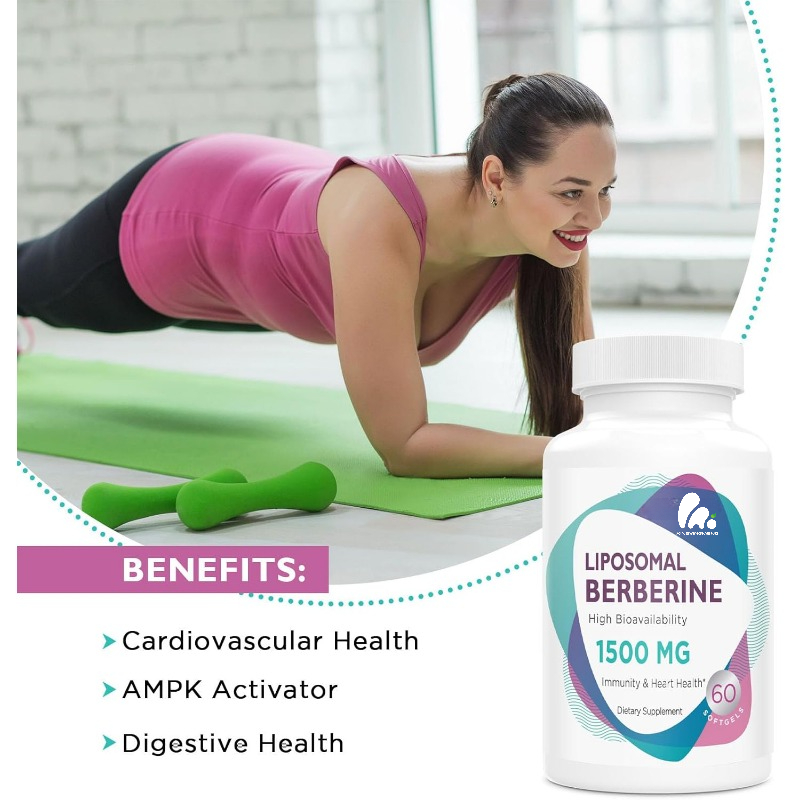 Suplemento de Berberina HCL 15 - Berberine Hcl Capsule reseña y precio