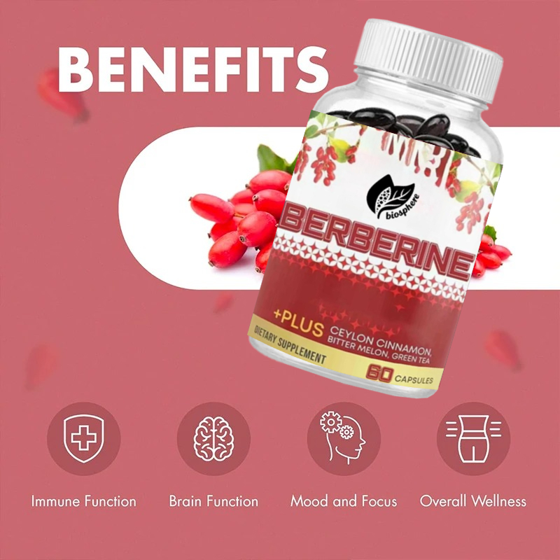 Berberine HCL 1200 mg, que con - Berberine Hcl Capsule reseña y precio