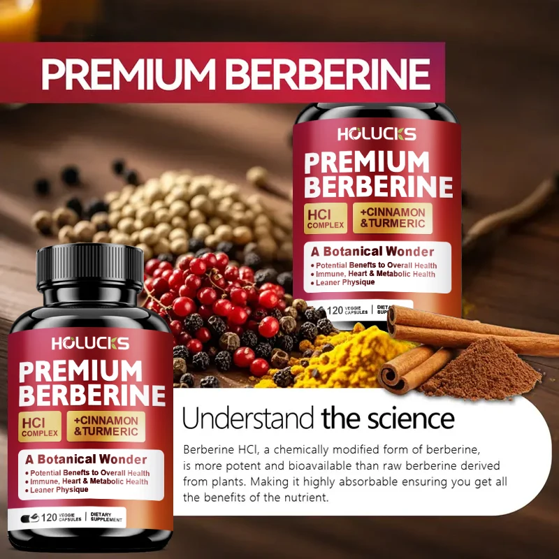 Holucks Complejo Premium Berbe - Berberine Hcl Capsule reseña y precio