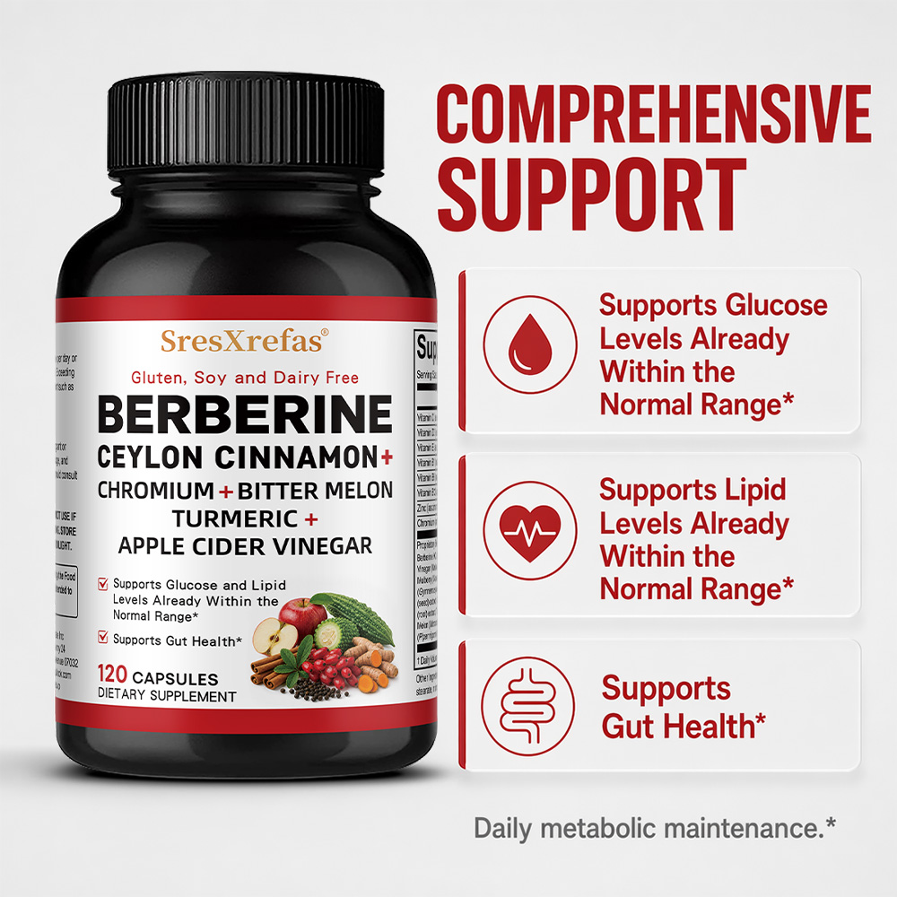 Cápsulas de Complejo de Berber - Berberine Hcl Capsule reseña y precio