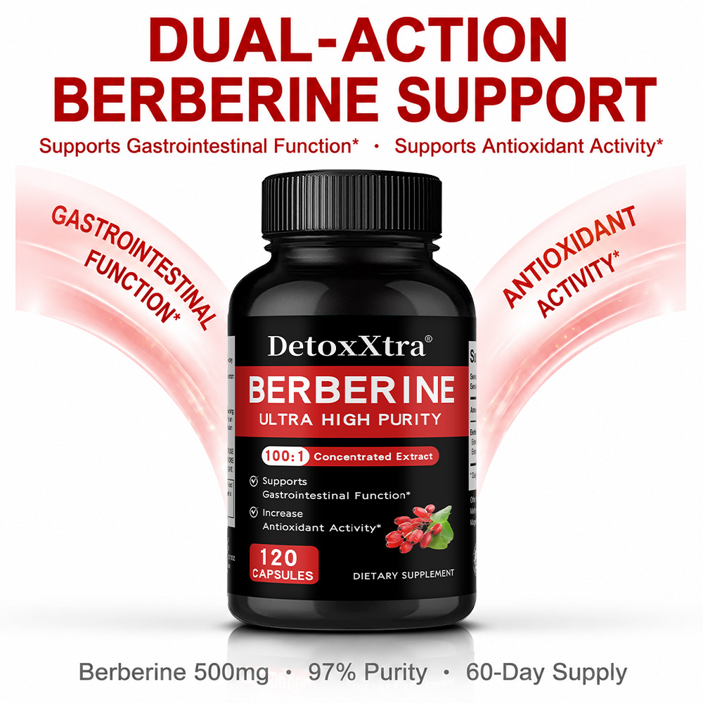 Cápsulas de Berberina HCL de 5 - Berberine Hcl Capsule reseña y precio