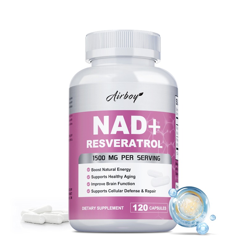 NAD + Resveratrol - Favorece l - Resveratrol Capsule Anti Aging reseña y precio