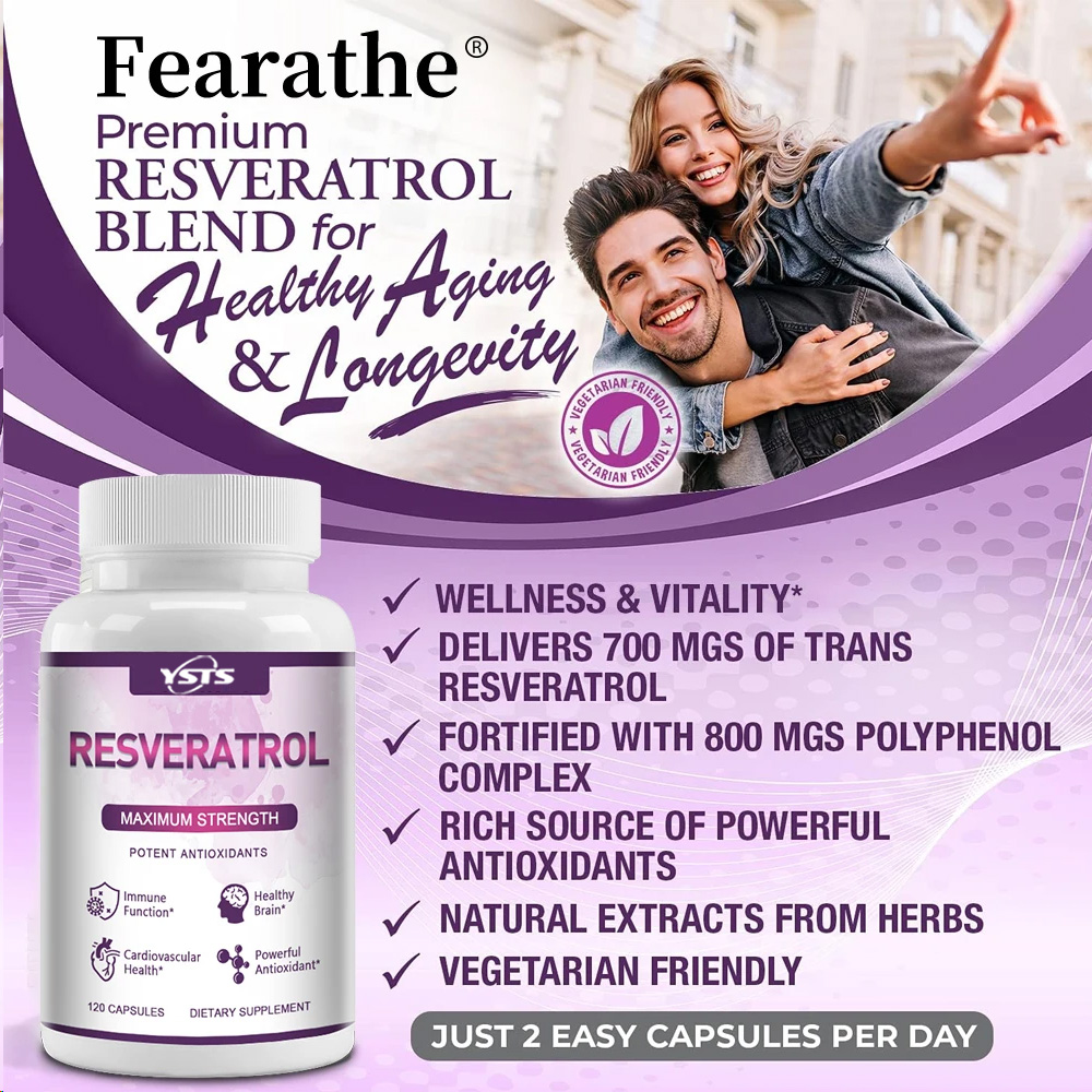 Cápsulas de Resveratrol: apoya - Resveratrol Capsule Anti Aging reseña y precio