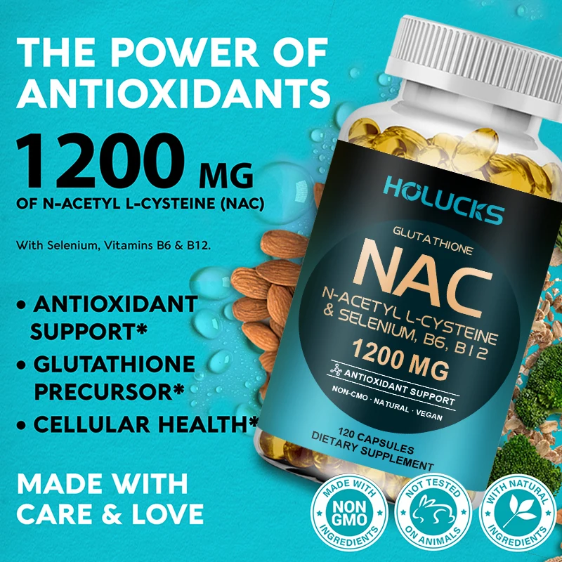 Cápsulas de Glutatión NAC, Sup - Nac N Acetyl Cysteine reseña y precio