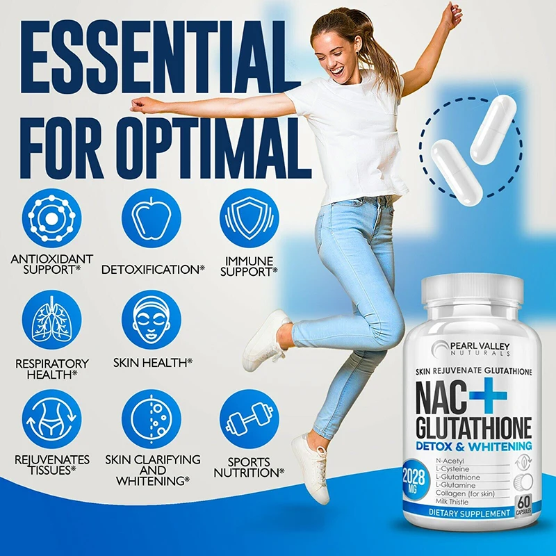 Cápsulas de glutatión: salud d - Nac N Acetyl Cysteine reseña y precio