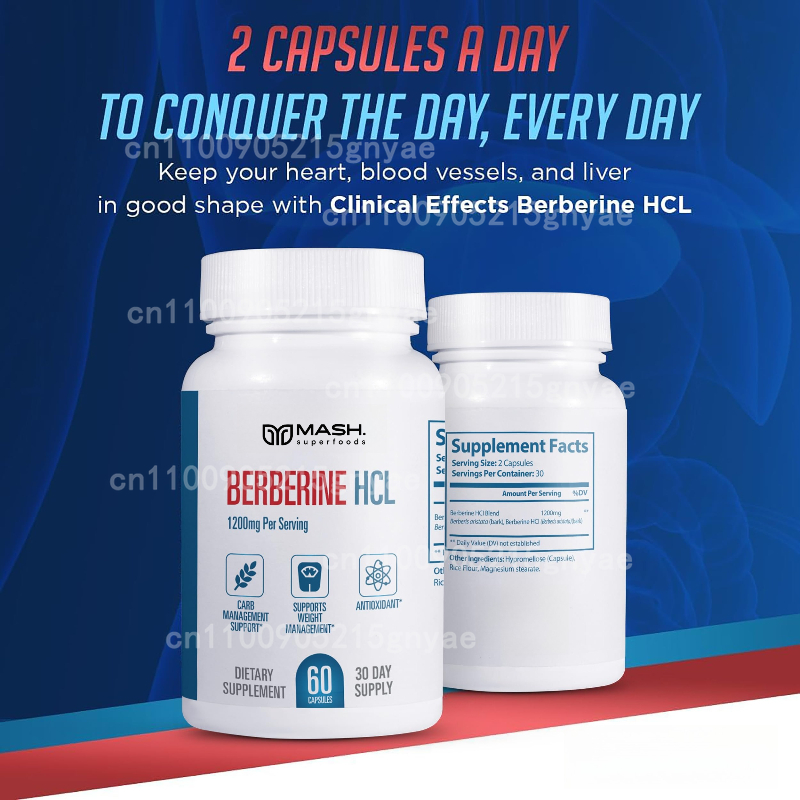 Premium Berberine HCL 1500 mg  - Berberine Hcl Capsule reseña y precio