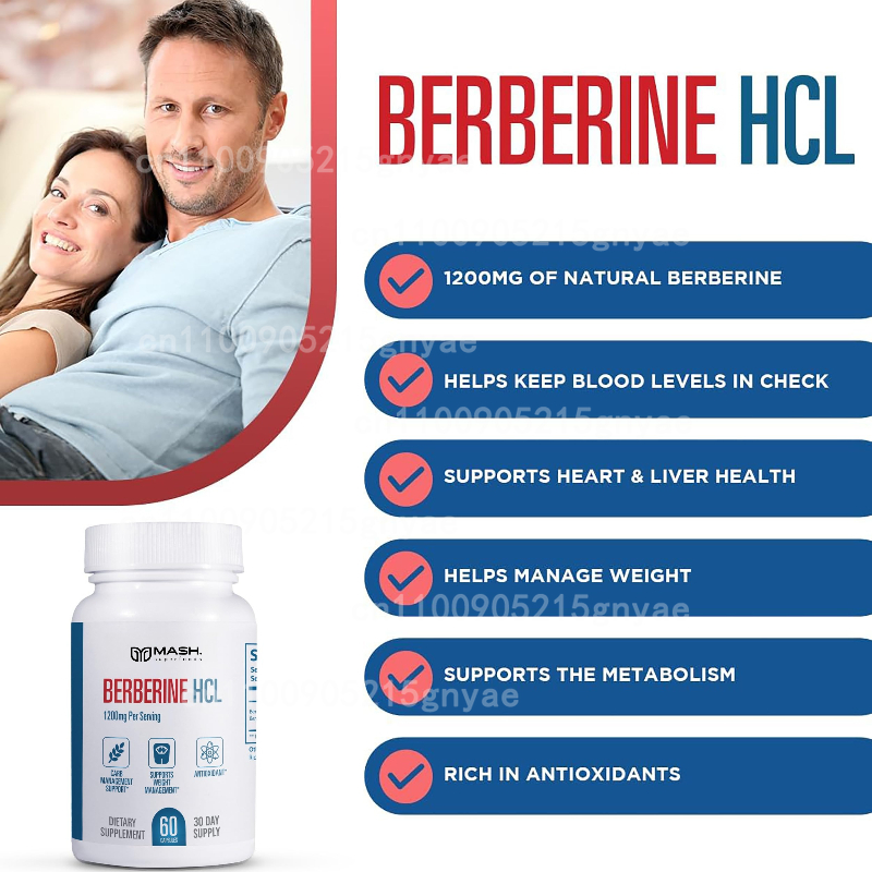 Premium Berberine HCL 1500 mg  - Berberine Hcl Capsule reseña y precio