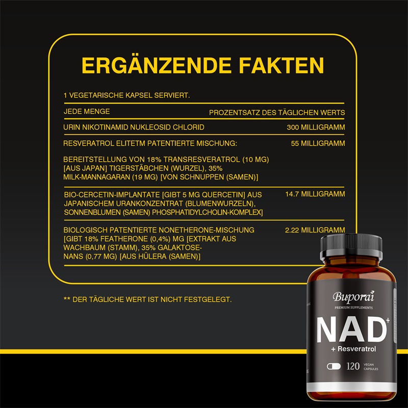 Suplementos de NAD+ - Antienve - Resveratrol Capsule Anti Aging reseña y precio