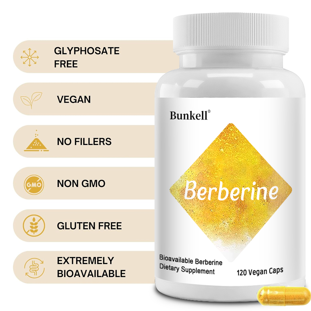Berberina HCl 350mg con Comple - Berberine Hcl Capsule reseña y precio