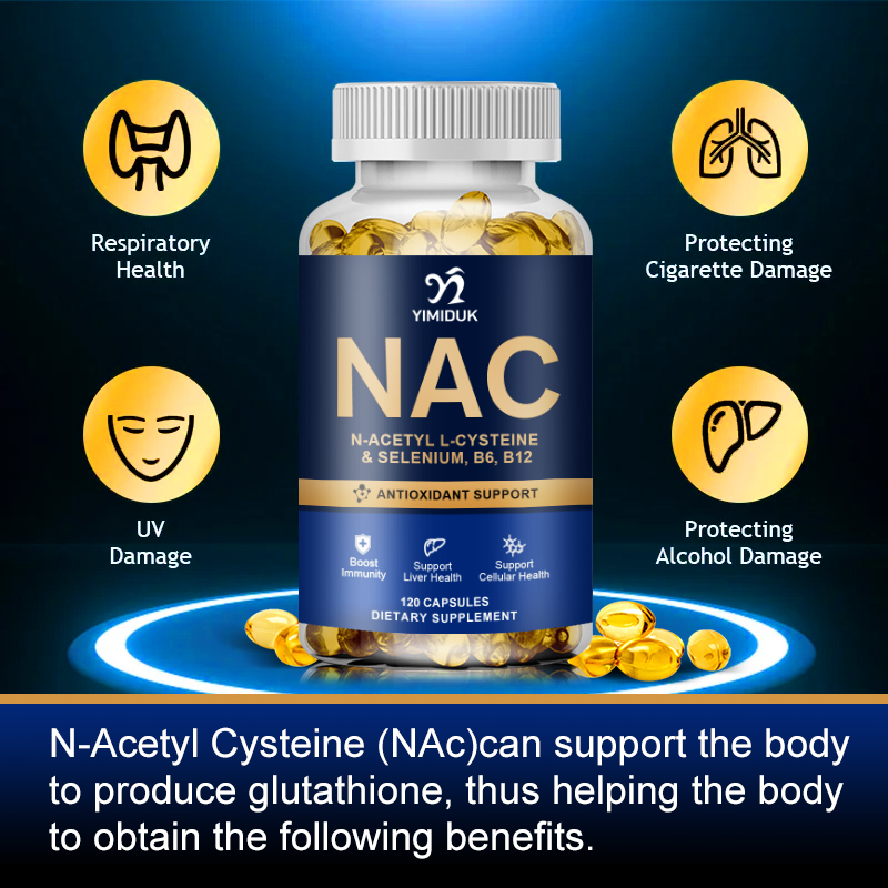 NAC Glutatión Cápsulas N-Aceti - Nac N Acetyl Cysteine reseña y precio