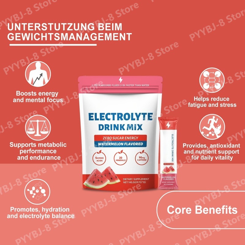 Polvo Electrolítico de Sandía  - Electrolyte Powder Pack reseña y precio
