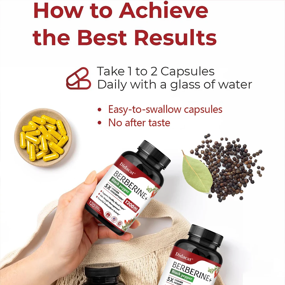 Suplemento Berberine HCl - par - Berberine Hcl Capsule reseña y precio