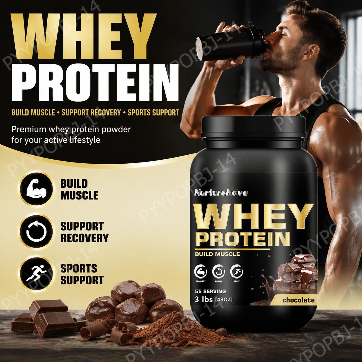 NurtureNova Proteína de Suero  - Fitness Nutrition Whey Protein reseña y precio