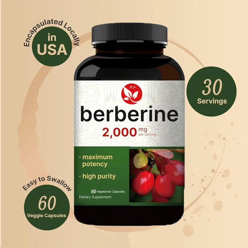 Suplemento Berberina 60 Cápsul - Berberine Hcl Capsule reseña y precio