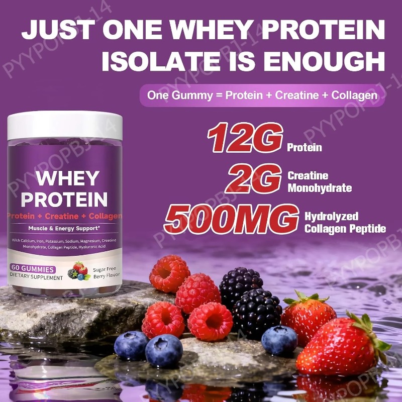 Gomitas de Proteína con Creati - Fitness Nutrition Whey Protein reseña y precio