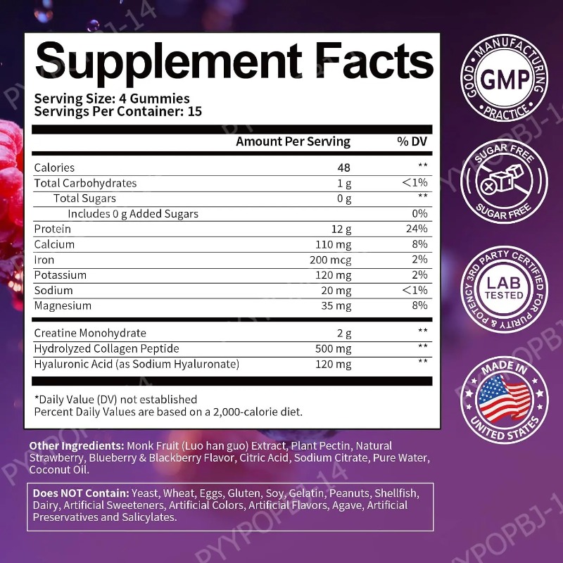 Gomitas de Proteína con Creati - Fitness Nutrition Whey Protein reseña y precio