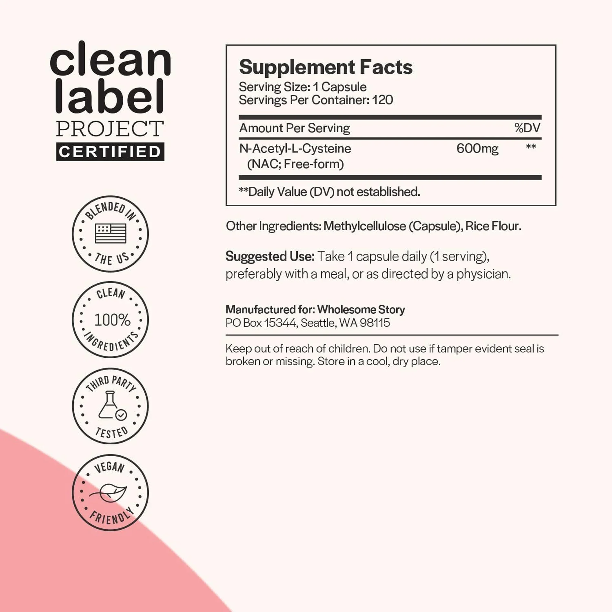 NAC (N-Acetil L-Cisteína) 600m - Nac N Acetyl Cysteine reseña y precio