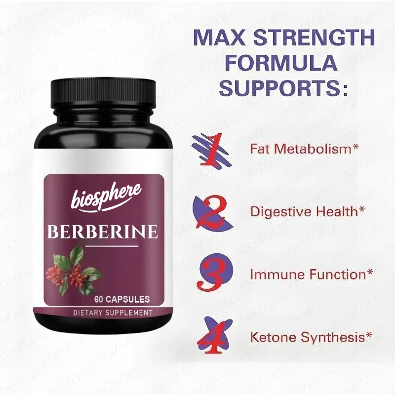 Suplemento Berberine-60 cápsul - Berberine Hcl Capsule reseña y precio